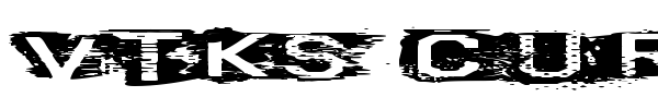 VTKS Curve font preview